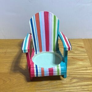 Yankee Candle Multicolor Striped Holder